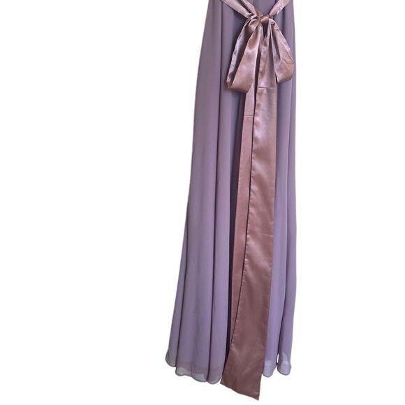 Lulu's That Special Something Dusty Mauve Maxi Dress Size Small - Picture 9 of 12